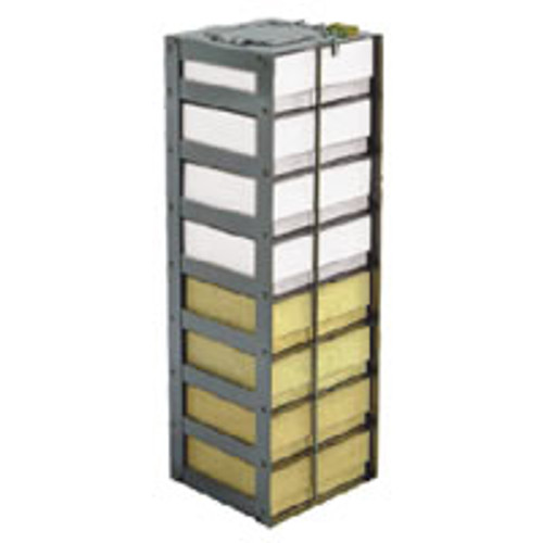 vertical rack for chest freezer 2 boxes 