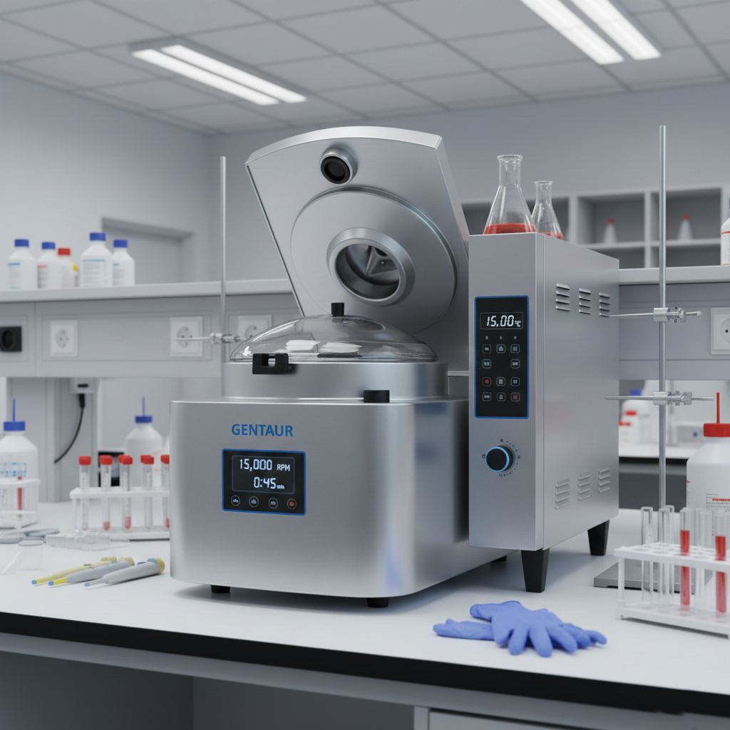 Blood Bank Refrigerated Centrifuge (Micro controller based Blood bank Refrigerated Centrifuge with microprocessor control  suitable for 6x450 ml blood bag carrier)