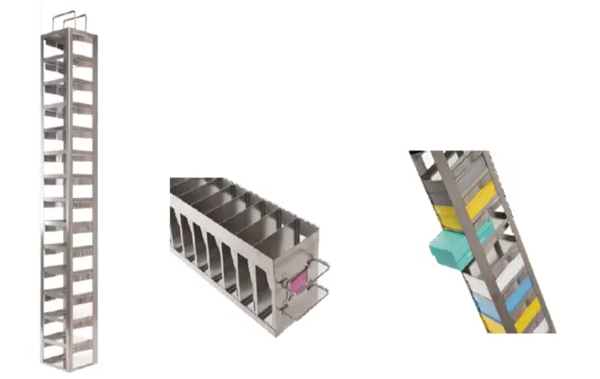 Horizontal square inventory rack (CFC-8-3) - 8-place